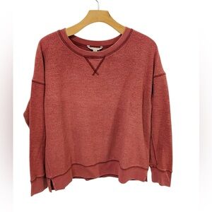 American Eagle Outfitters Crewneck Women’s Cropped Sweatshirt Sz Large